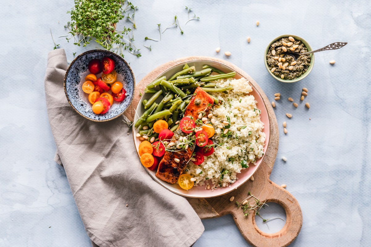 Nutrition consultation notes and meal planning documentation
